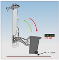 Start gross and end tare of the c-trace’s dynamic bin weighing system