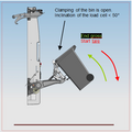 Clamping of the c-trace’s dynamic bin weighing system
